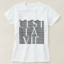 Buscar raya negra camisetas Blanco y negro