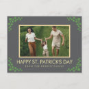 Buscar trébol de tres hojas postales Día de san patricio
