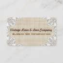 Buscar lino blanco tarjetas de visita Profesional