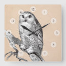 Buscar búho del vintage relojes de pared Animales