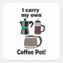 Buscar cafetera pegatinas Amante del café