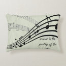 Buscar nota de la música cojines Cantante