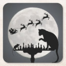 Buscar silueta del gato posavasos General y unisex