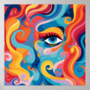 Buscar ojo abstracto posters Vibrante