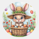 Buscar huevos pintados pegatinas Cesta