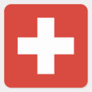 Buscar bandera de suiza pegatinas Blanco