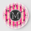 Buscar hot pink relojes de pared Chic