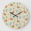 Buscar safari africano relojes de pared Patrón