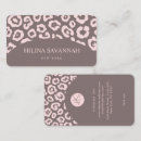 Buscar guepardo tarjetas de visita Minimalista