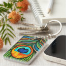 Buscar pluma rectangulares llaveros Turquesa
