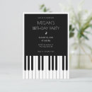 Buscar piano blanco y negro invitaciones Música