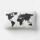 Buscar mapa del mundo cojines Viajar
