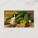 Buscar charcutería tarjetas de visita Comida