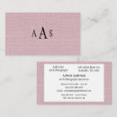 Buscar lino tarjetas de visita Elegante