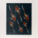 Buscar pescados del koi puzzles Acuarela