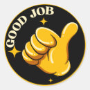 Buscar thumbs pegatinas Buen de trabajo
