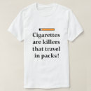 Buscar cigarrillo camisetas Cita