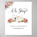 Buscar floral azul boda posters Invitados