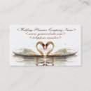 Buscar cisne tarjetas de visita Amor