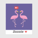 Buscar flamingo pegatinas Corazón
