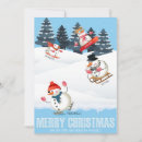 Buscar árboles nevados tarjetas Ilustracion