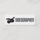 Buscar videographer tarjetas de visita Vídeo