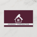 Buscar general contractor tarjetas de visita Constructora