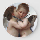 Buscar el beso relojes de pared Para ella