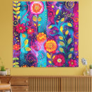 Buscar flor lienzos Boho