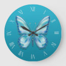 Buscar mariposa azul relojes de pared General y unisex