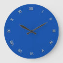 Buscar con números relojes de pared Azul