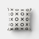 Buscar xoxo cojines Blanco y negro