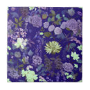 Buscar flores elegantes azulejos Decorativo