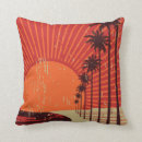 Buscar postal del vintage cojines Tropical