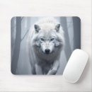 Buscar lobo blanco alfombrillas de raton Lobos