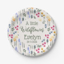 Buscar flores abstractas papel platos Para ella