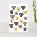 Buscar labrador negro tarjetas Acuarela