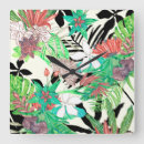 Buscar la florida relojes de pared Flores