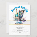 Buscar bota de vaquero invitaciones Invitados