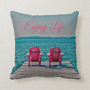 Buscar disfrute de la vida cojines Verano