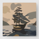 Buscar barco pirata relojes de pared Náutico