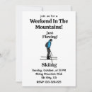 Buscar esquiador invitaciones Moderno