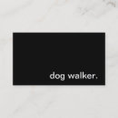 Buscar caminante del perro tarjetas de visita animales