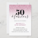 Buscar número 50 invitaciones Rosa