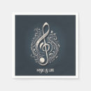 Buscar nota musical servilletas Música