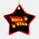 Buscar estrella del rock adornos Ornamento