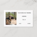 Buscar perros tarjetas de visita Entrenamiento