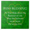 Buscar bendición irlandesa azulejos Verde