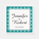 Buscar damasco verde servilletas Turquesa