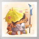 Buscar tigre chino posters Acuarela